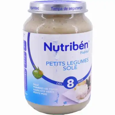 Nutribén Potitos Alimentation Infantile Petits Légumes Sole Pot/250g à Andernos