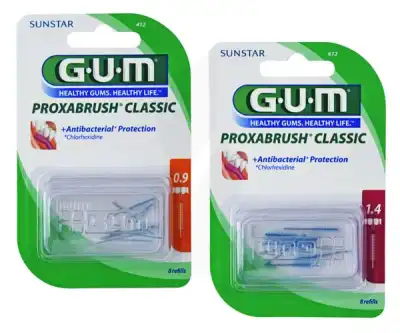 Gum Proxabrush Classic, 1,7 Mm, Vert D'eau , Blister 8 à Clermont-Ferrand