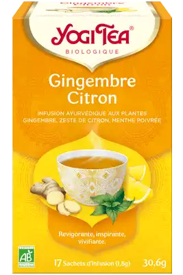 Yogi Tea ThÉ Citron Gingembre 17sach à Aix-les-Bains