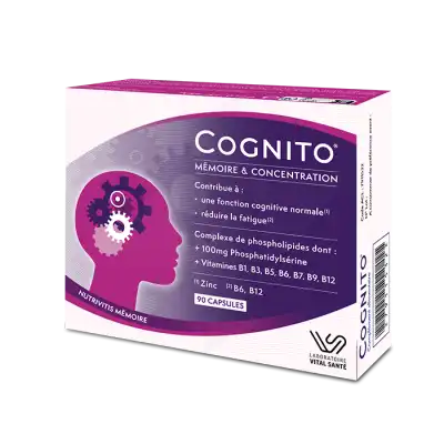 Vital Santé Cognito Mémoire Fonction Cognitive Normale Capsules B/90 à VOGÜÉ