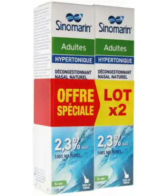 Sinomarin Adulte Spray Hypertonique 2fl/125ml à ROMORANTIN-LANTHENAY