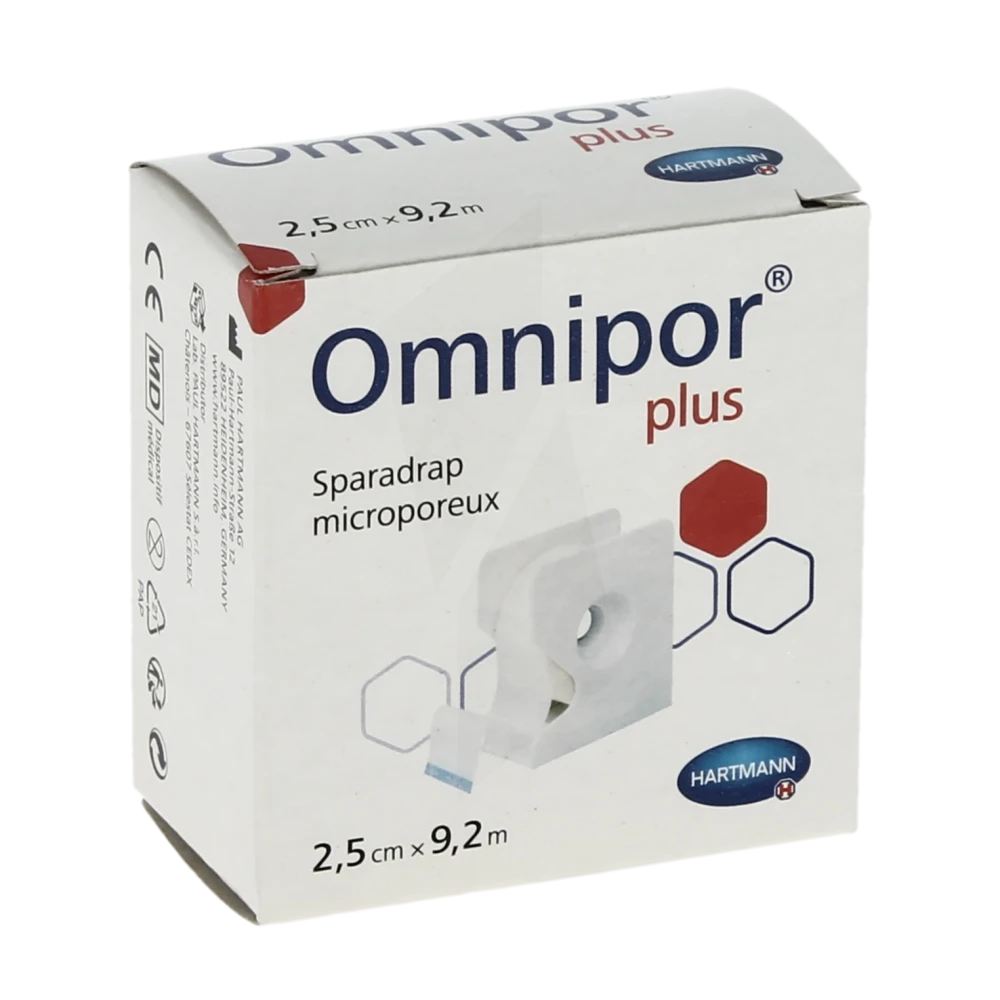 Omnipor® Sparadrap Microporeux 2,5 Cm X 9,2 Mètres - Dévidoir