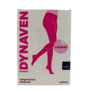 Sigvaris Dynaven Transparent Collant Classe 2 Femme Beige Clair Long M