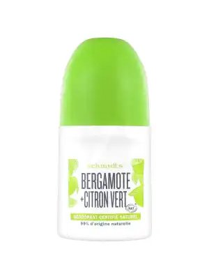 Schmidt's Déodorant Bergamote + Citron Vert Roll-on/50ml à Paris