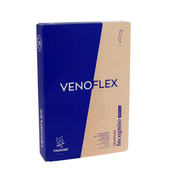 Venoflex Incognito Absolu 2 Chaussette Pied Ouvert Femme Naturel Taille 3n