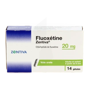 Fluoxetine Zentiva 20 Mg, Gélule