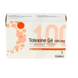 Tolexine 100 Mg, Microgranules En Comprimé
