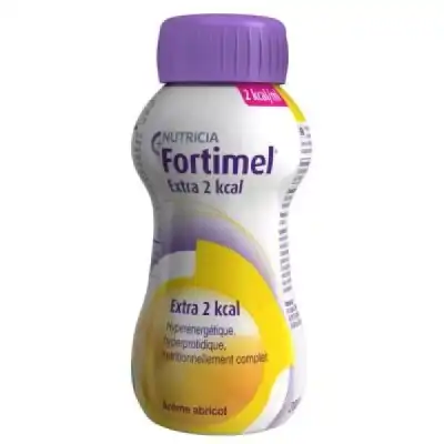 Fortimel Extra 2 kcal Nutriment Abricot 4 Bouteilles/200ml
