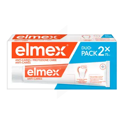 Elmex Anti-caries Dentifrice 2t/75ml à LA COTE-SAINT-ANDRÉ