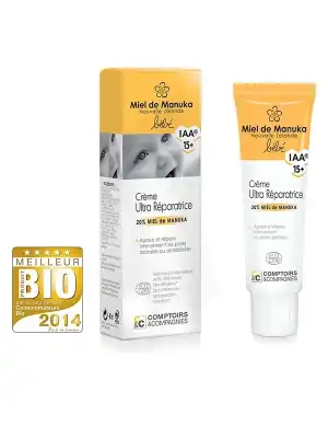 MANUKA CRÈME ULTRA-RÉPARATRICE BÉBÉ CERTIFIÉE BIO 20% MIEL DE MANUKA IAA15+