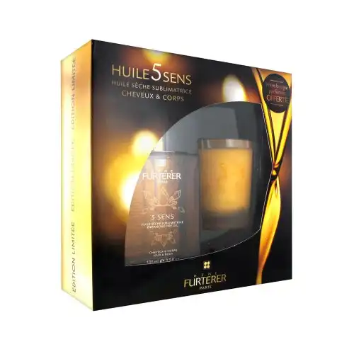 Rene Furterer Huile 5 Sens Huile Sèche Sublimatrice Fl/100ml+bougie