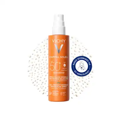 Vichy Capital Soleil Spray Fluide Invisible Spf50+ Spray/200ml à BARENTIN