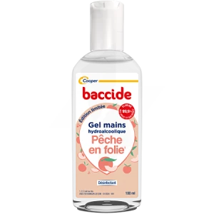 Baccide Gel Mains Désinfectant Pêche Fl/100ml