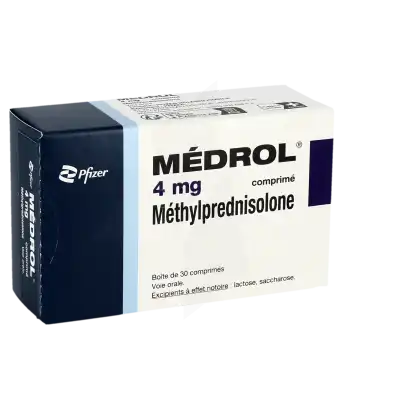 Medrol 4 Mg, Comprimé à Bassens
