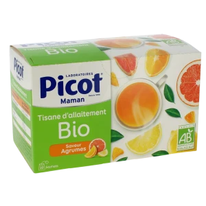 Picot Maman Tis D'allaitement Agrumes 20sach/1,6g