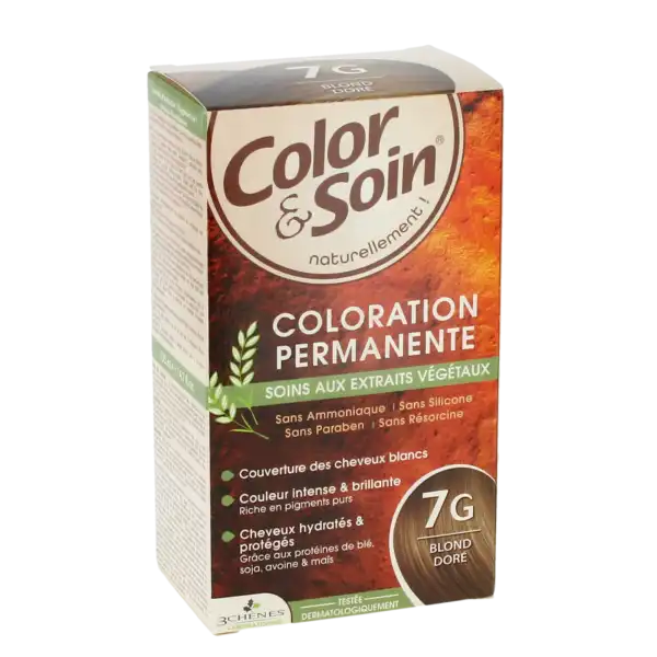 Color&soin Kit Coloration Permanente 7g Blond Doré