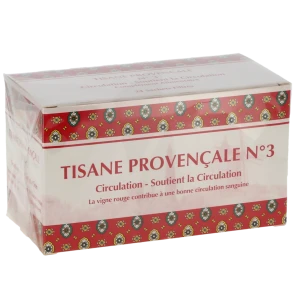 Tisane Provencale N°3 Tis Circulation Rouge 24sach/2g
