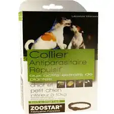 Zoostar Collier Antiparasitaire Répulsif -chiot Et Chien De Petite Taille - 35cm à Bordeaux