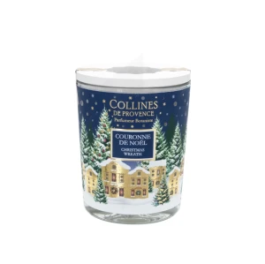 Collines De Provence Bougie Parfumée Couronne De Noël Pot/180g