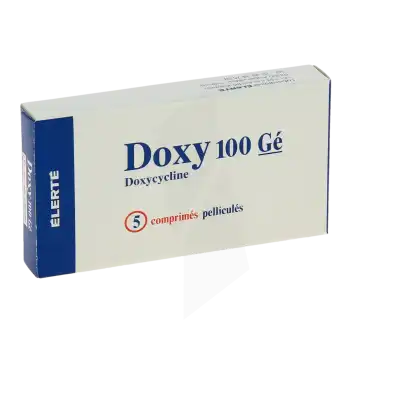 Doxy 100 Mg, Comprimé Pelliculé à Nice