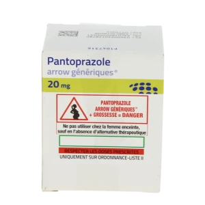 Pantoprazole Arrow Generiques 20 Mg, Comprimé Gastro-résistant