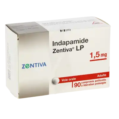 Indapamide Zentiva Lp 1,5 Mg, Comprimé Pelliculé à Libération Prolongée à Bordeaux