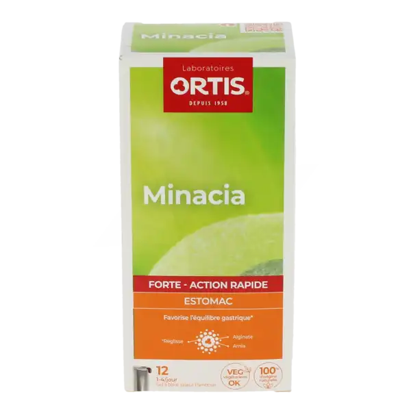Ortis Minacia Forte Gel Buvable 12sticks/12g