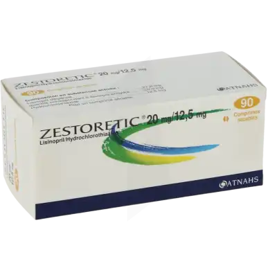 Zestoretic 20 Mg/12,5 Mg, Comprimé Sécable à LIEUSAINT