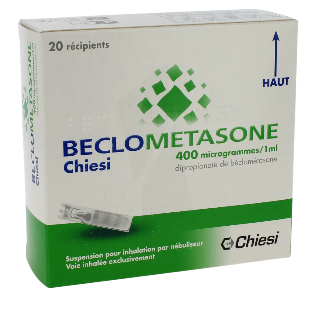 Beclometasone Chiesi 400 Microgrammes/1 Ml, Suspension Pour Inhalation Par Nébuliseur