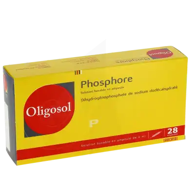 Oligosol Phosphore Solution Buvable 28 Ampoules/2ml à Mérignac