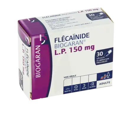 Flecainide Biogaran Lp 150 Mg, Gélule à Libération Prolongée à Agen