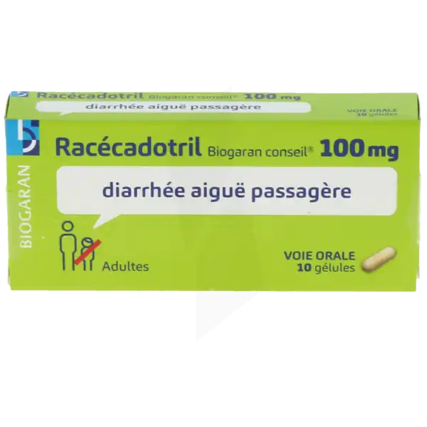 Racecadotril Biogaran Conseil 100 Mg, Gélule