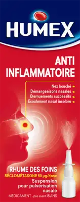 Humex Rhume Des Foins à La Beclometasone 50 µg/dose Susp Pulv Nas 1fl/20ml à Libourne