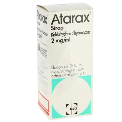 Atarax 2 Mg/ml, Sirop à LIVRON-SUR-DROME
