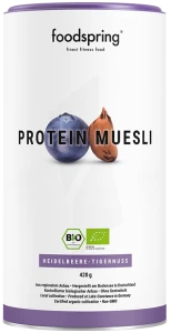 Foodspring Muesli Protéiné Myrtilles - Noix Tigrées 360g