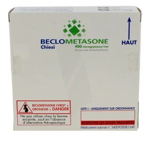 Beclometasone Chiesi 400 Microgrammes/1 Ml, Suspension Pour Inhalation Par Nébuliseur
