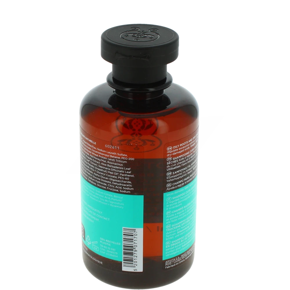 Apivita Soins Cheveux Shampooing Cuir Chevelu Gras Pointe Sche Flacon De  250 Ml - mesoigner.fr