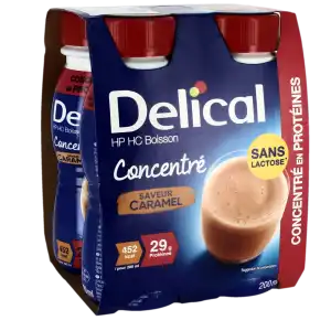Delical Boiss Hphc Ct Nutrim Caramel 4 Bouteilles De 200 Ml à LACROIX-FALGARDE
