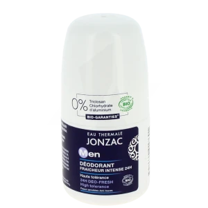 Eau Thermale Jonzac Homme Déodorant Fraîcheur Intense 24h Roll-on/50ml