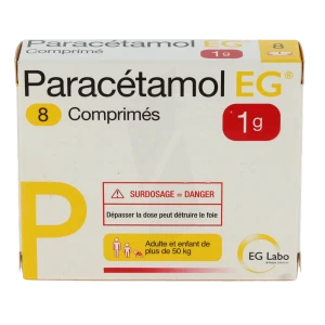 Paracetamol Eg 1 G, Comprimé