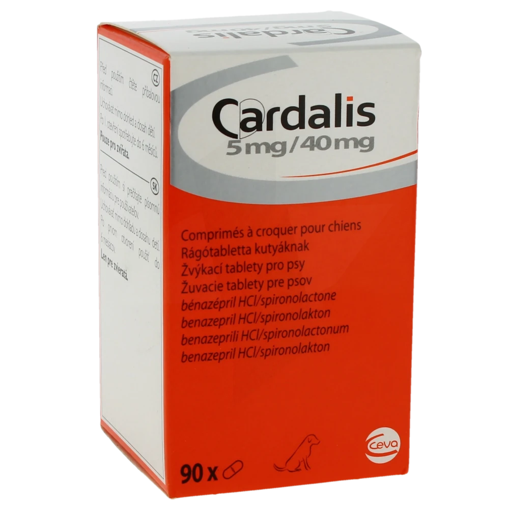 Cardalis 5 Mg/ 40 Mg Comprimes A Croquer Pour Chiens, Comprimé