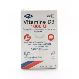 Vitamine D3 1000 Ui Filmtec Film Orodisp B/30 à Bègles
