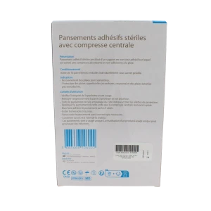 Vitadomia Pansements Adhésif Stérile Avec Compresse 10x15cm B/10