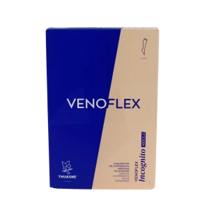 Venoflex Incognito Absolu 2 Chaussette Pied Ouvert Femme Noir Taille 2n