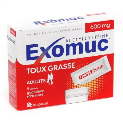 Exomuc 600 Mg, Poudre Pour Solution Orale En Sachet à JOUE-LES-TOURS
