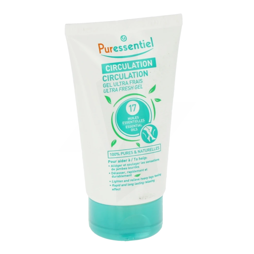 Puressentiel Circulation Gel Ultra-frais Circulation Aux 17 Huiles Essentielles - 125 Ml