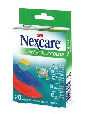 Nexcare Comfort Protection 360° Pansements Colorés B/20 à TOURS