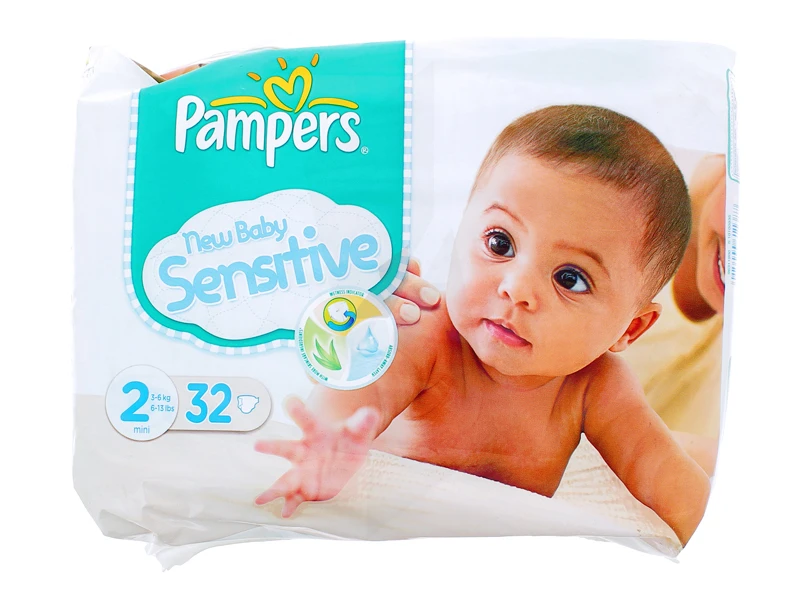 meSoigner - Pampers Couches New Baby Sensitive Taille 2 3-6 Kg X 32