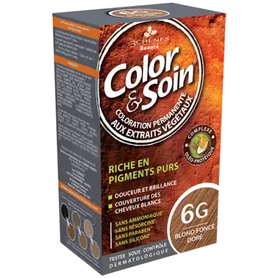 Acheter COLOR&SOIN Kit coloration permanente 6G blond foncé doré à TOULON