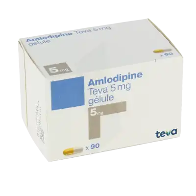 Amlodipine Teva 5 Mg, Gélule à NOROY-LE-BOURG